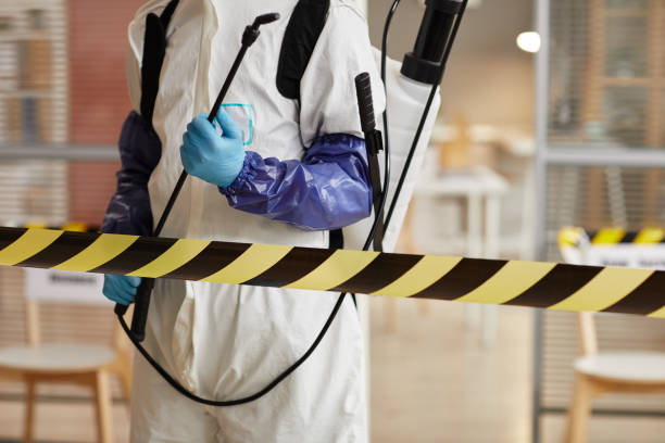 Professional Blood Cleanup technician working in Crete, IL